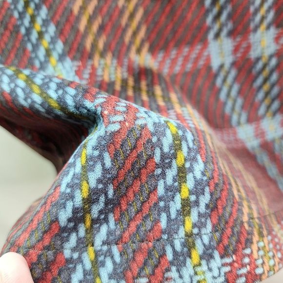 Gilli Plaid Mini Skirt - Red and Blue - Picture 6 of 9